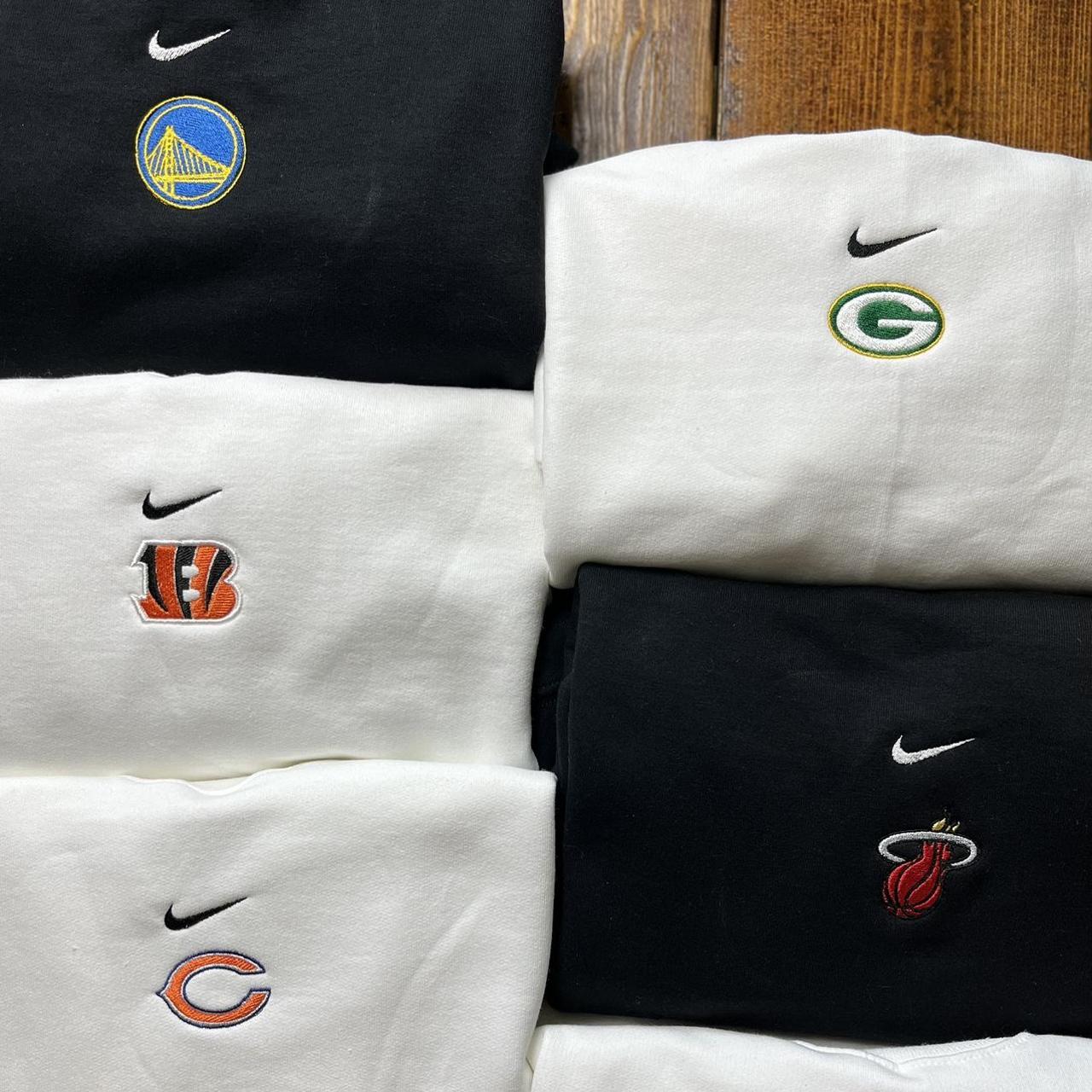 Custom embroidered nike online sweatshirt