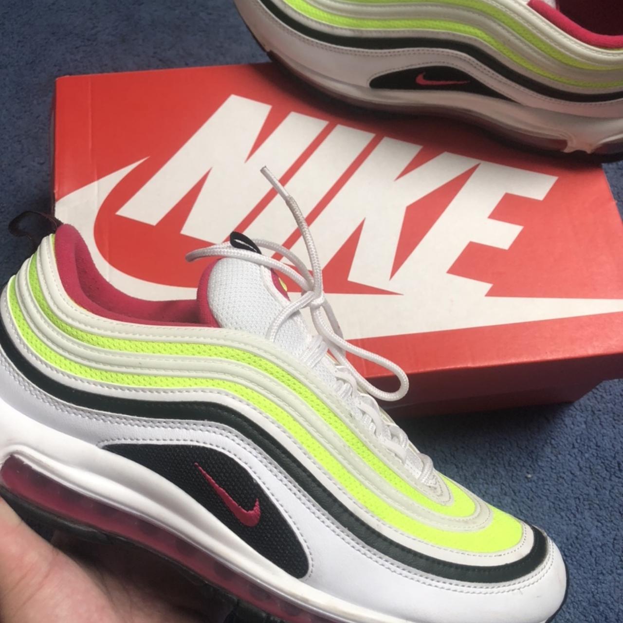 White/black/volt/rush pink 2024 air max 97