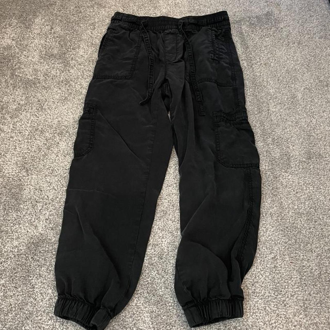 AMERICAN EAGLE black tie pants size XS - Depop