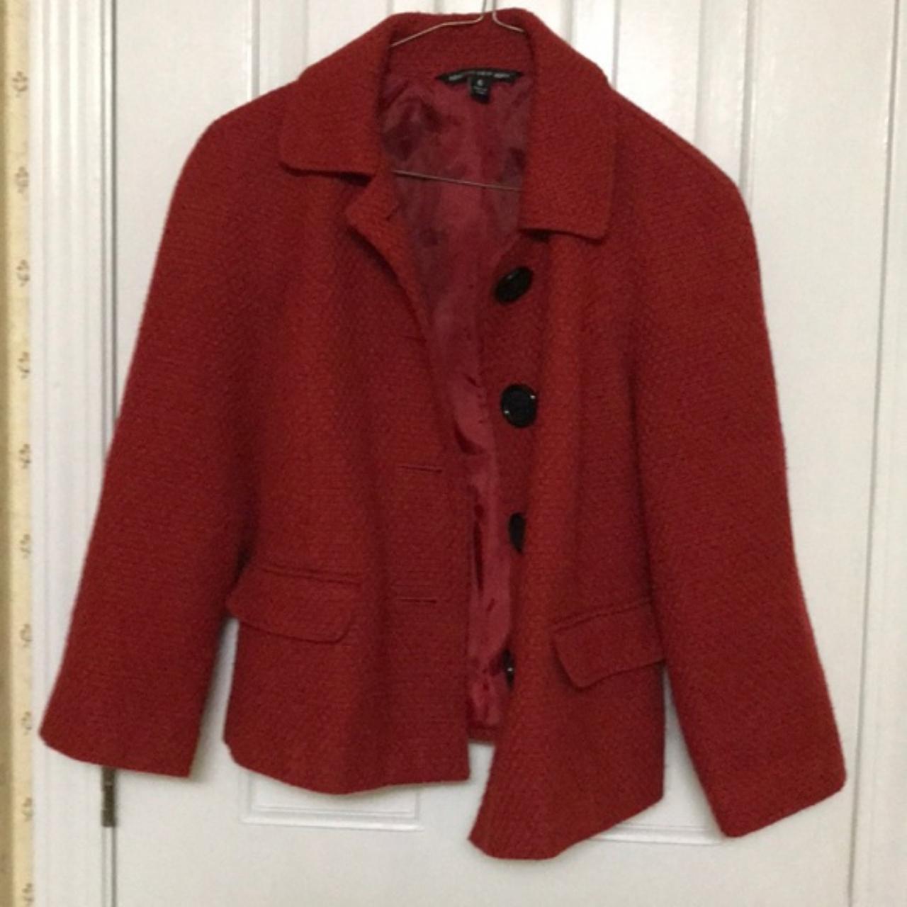 Women's Red and Black Coat (3)