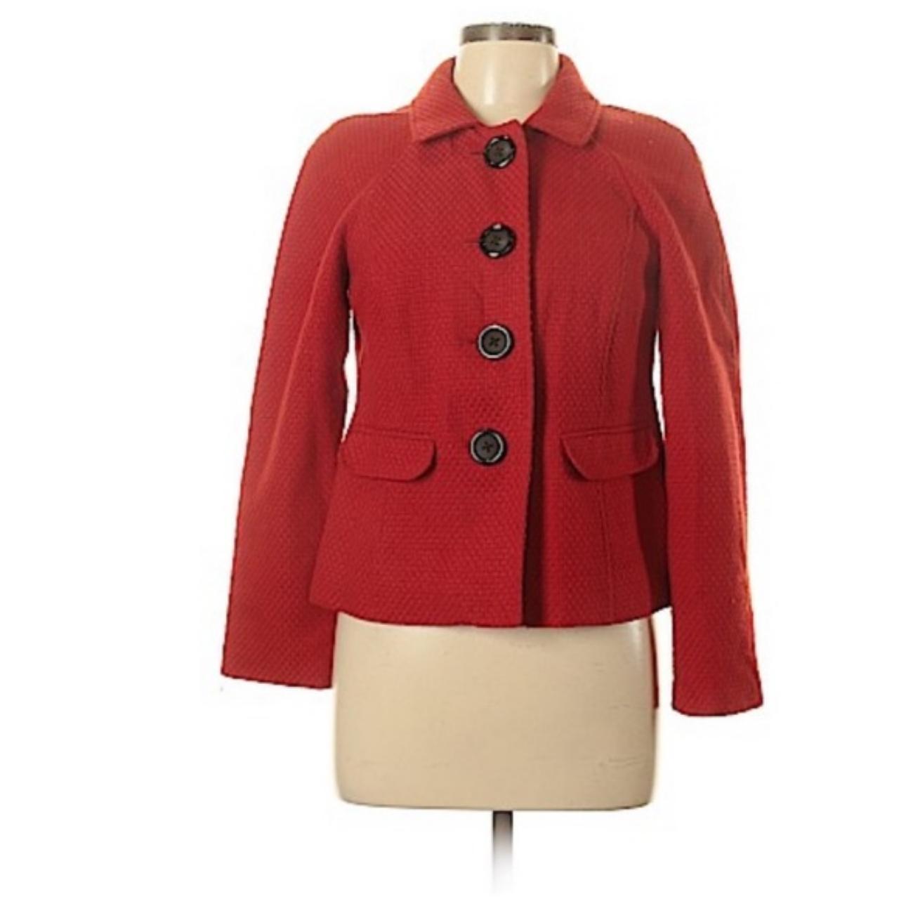 Women's Red and Black Coat
