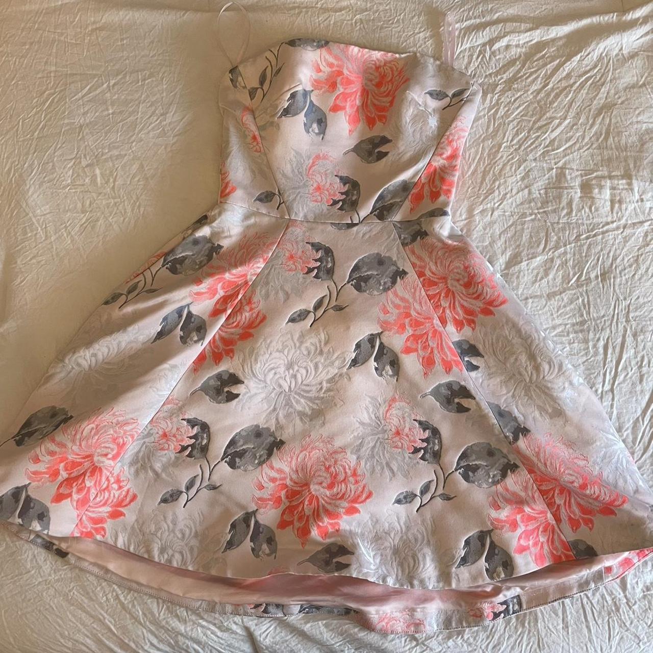 Coast Women's Pink and Cream Dress (3)