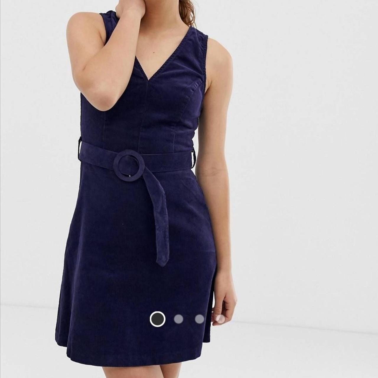 New Look Women's Blue and Navy Dress