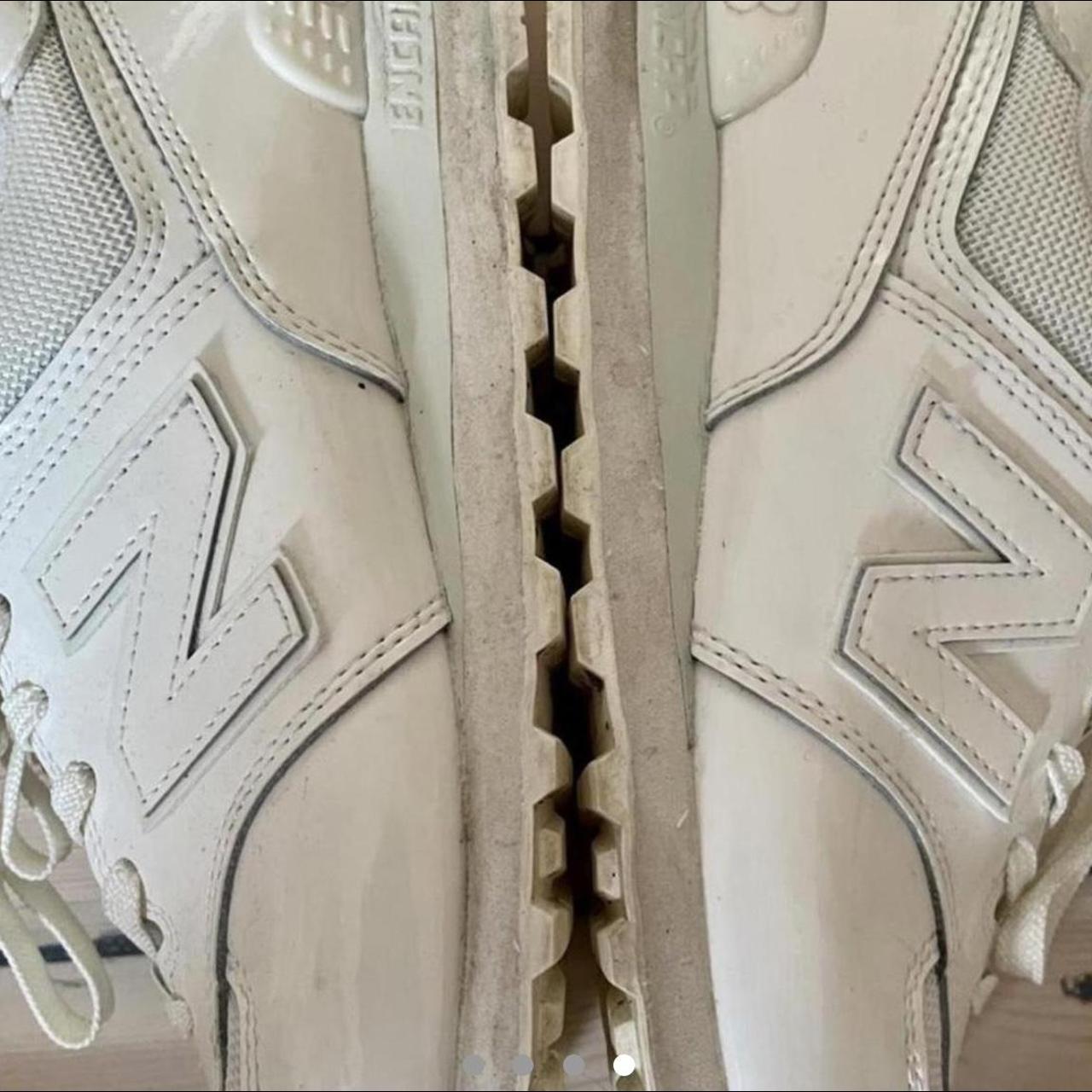 Cream new balance trainers Size Uk 8 Depop