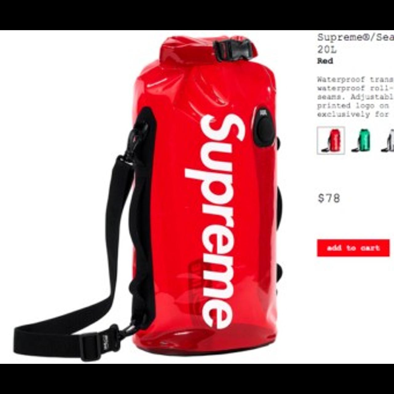 Supreme Dry Bag. Brand New never used. Dm for more. Depop