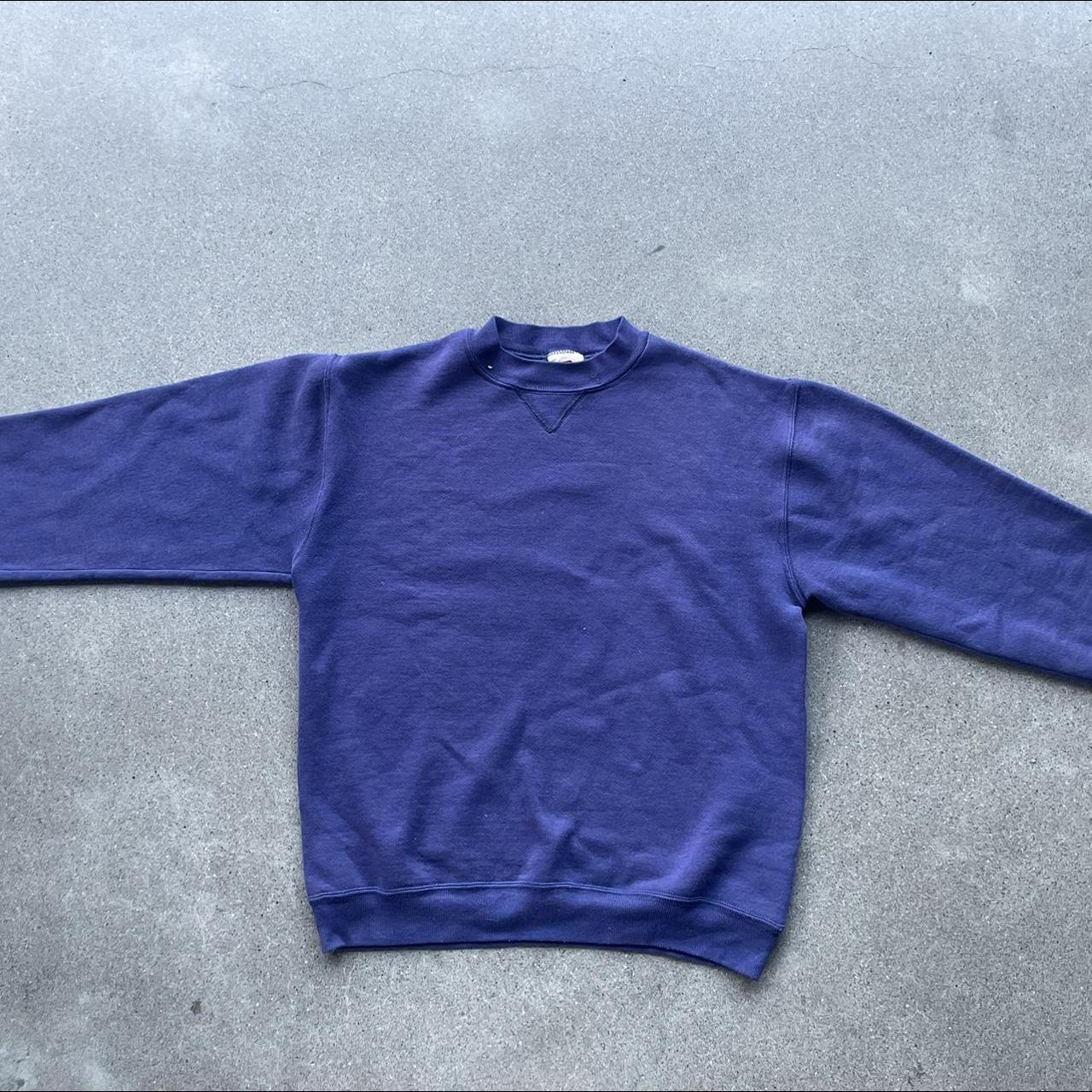 Russell Athletic Men's Purple Sweatshirt | Depop