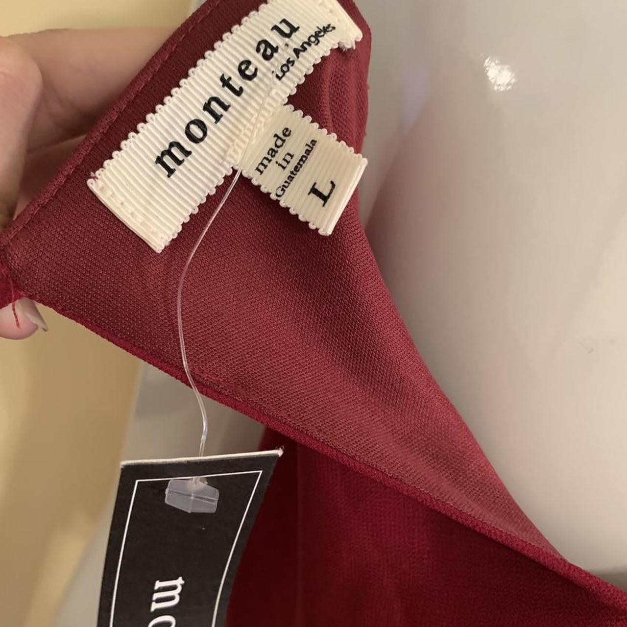 Bremont Women's Red and Burgundy Dress (3)