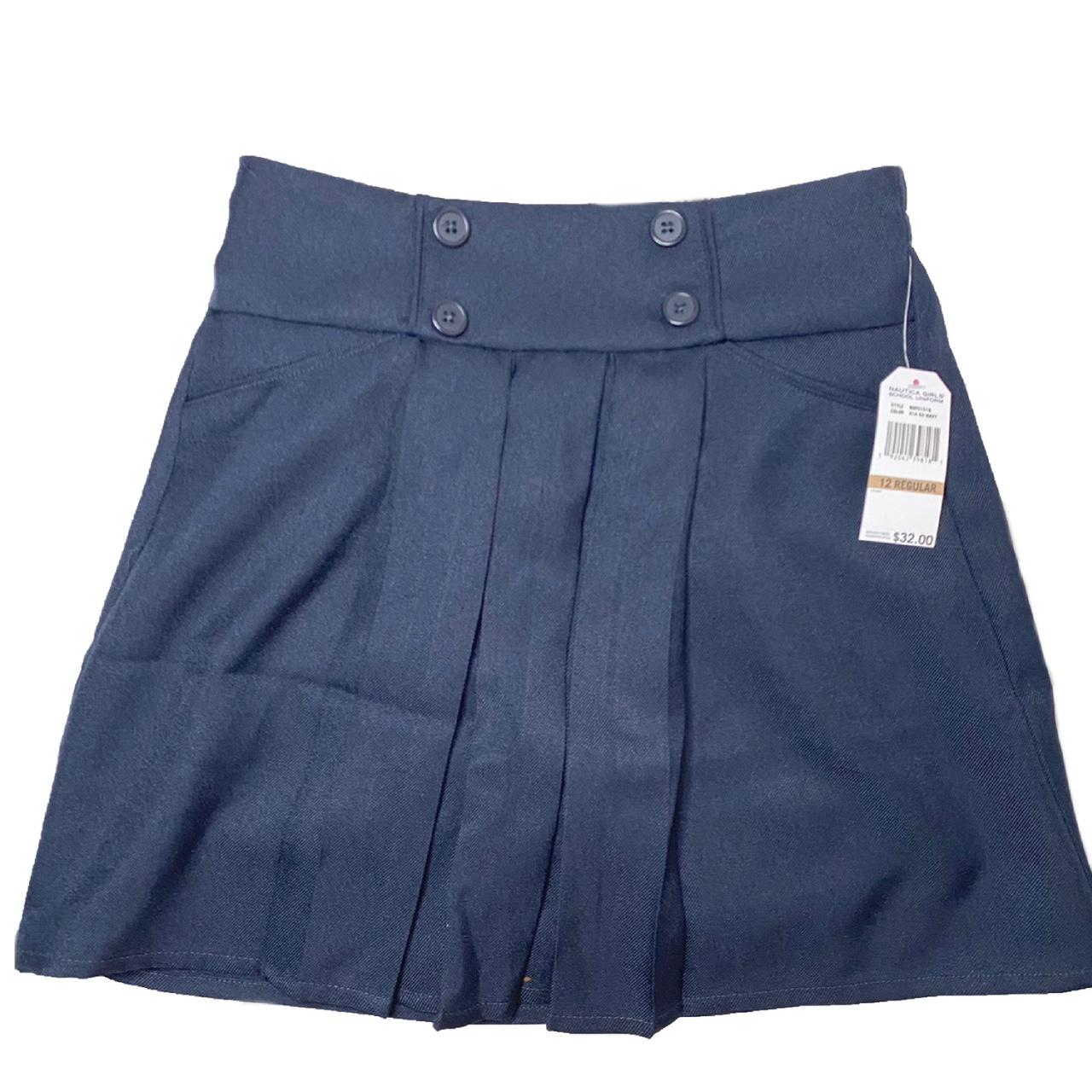 Nautica Women's Blue and Navy Skirt | Depop