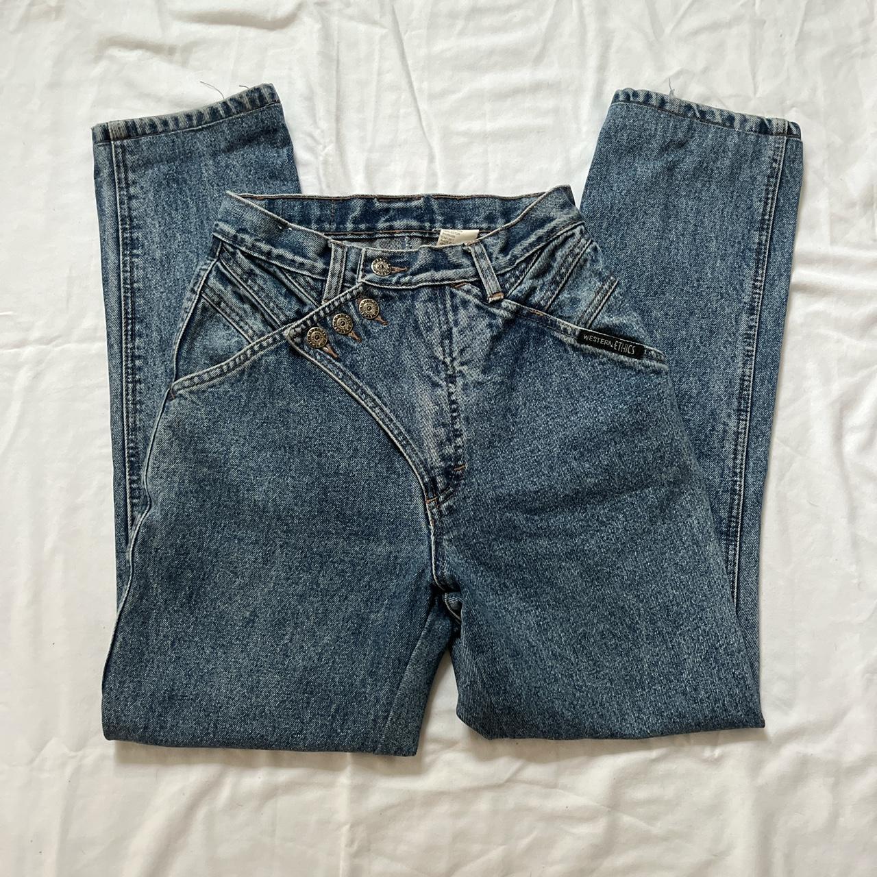 Vintage western ethics jeans! 100% cotton *no stains... - Depop