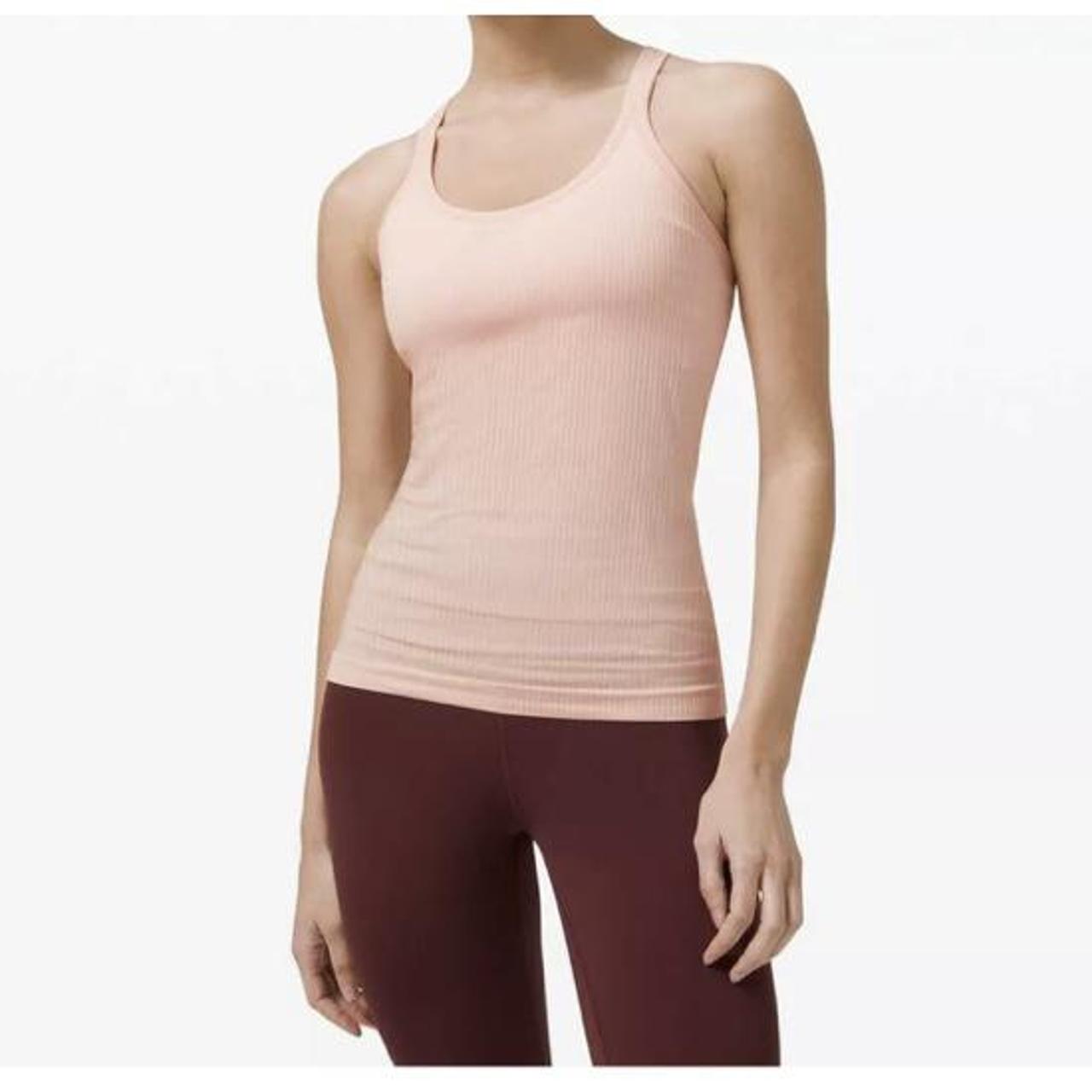 lululemon light pink tank