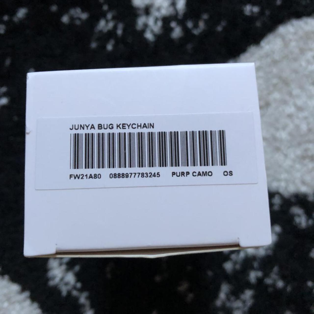 Supreme Junya Watanabe Cdg man bug keychain purple camo