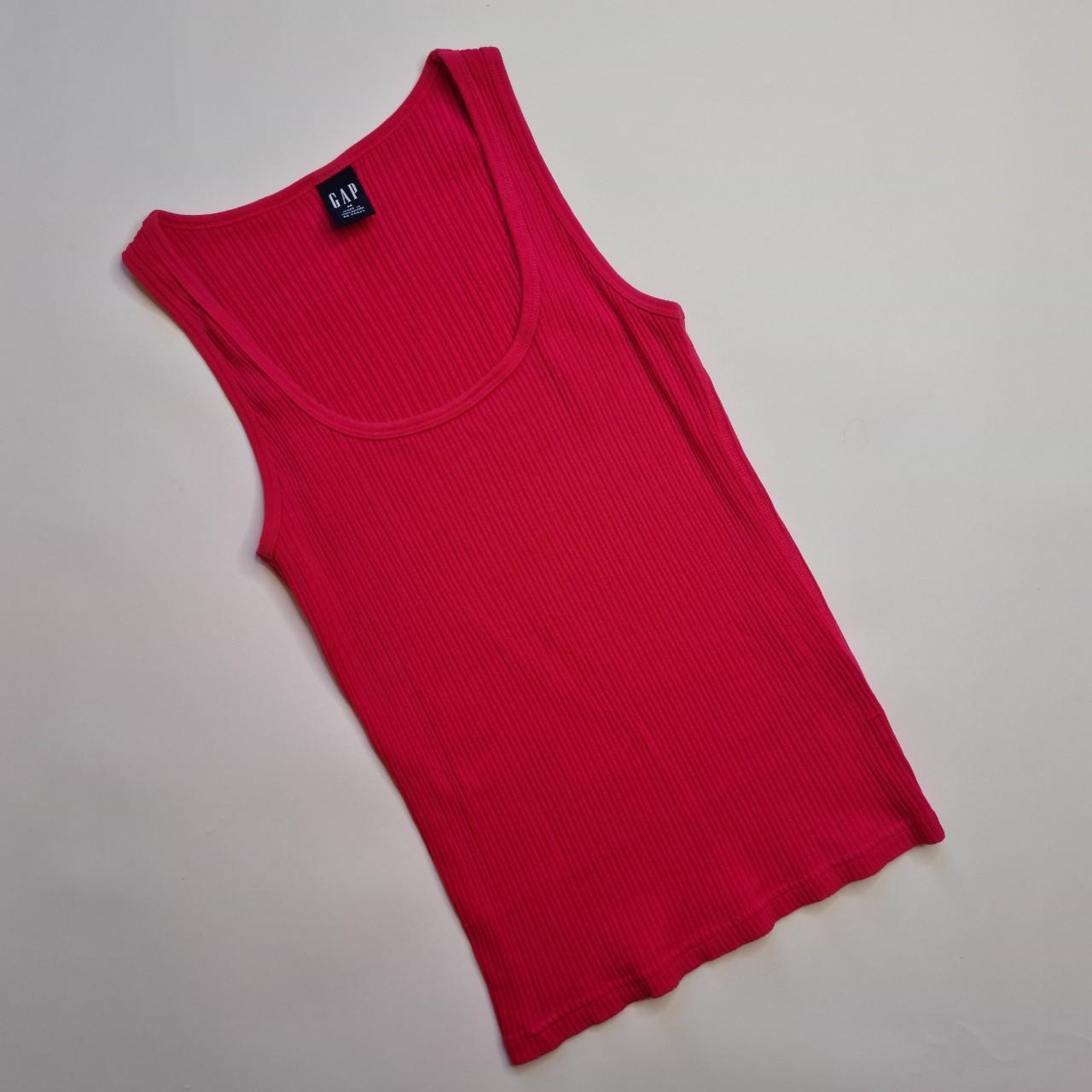 gap tank top -longline vest by gap -scoop neck -fat... - Depop