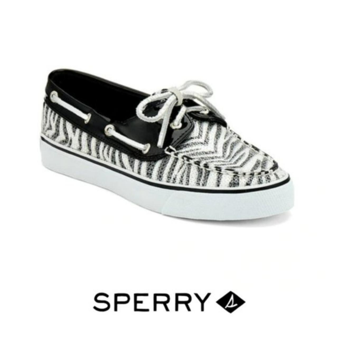 Sperry deals zebra print