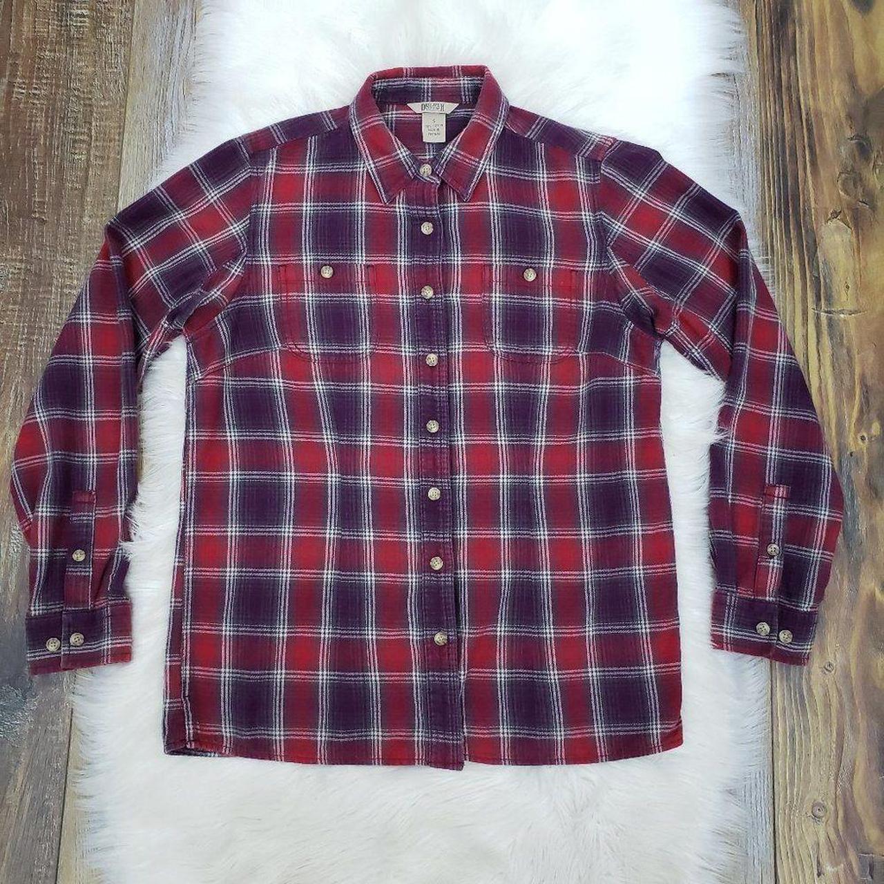 Duluth Trading Flannel Shirt Plaid Free Swinging... - Depop