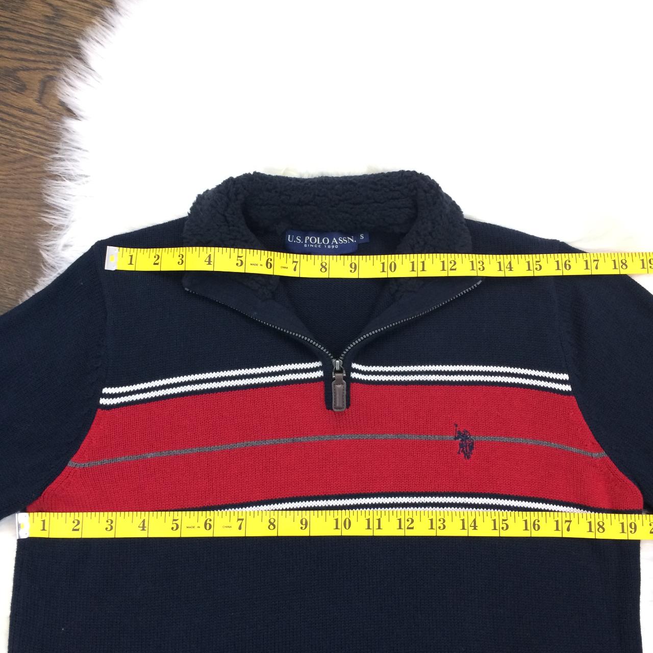 U.S. Polo Assn. Men's Navy and Red Jumper (4)