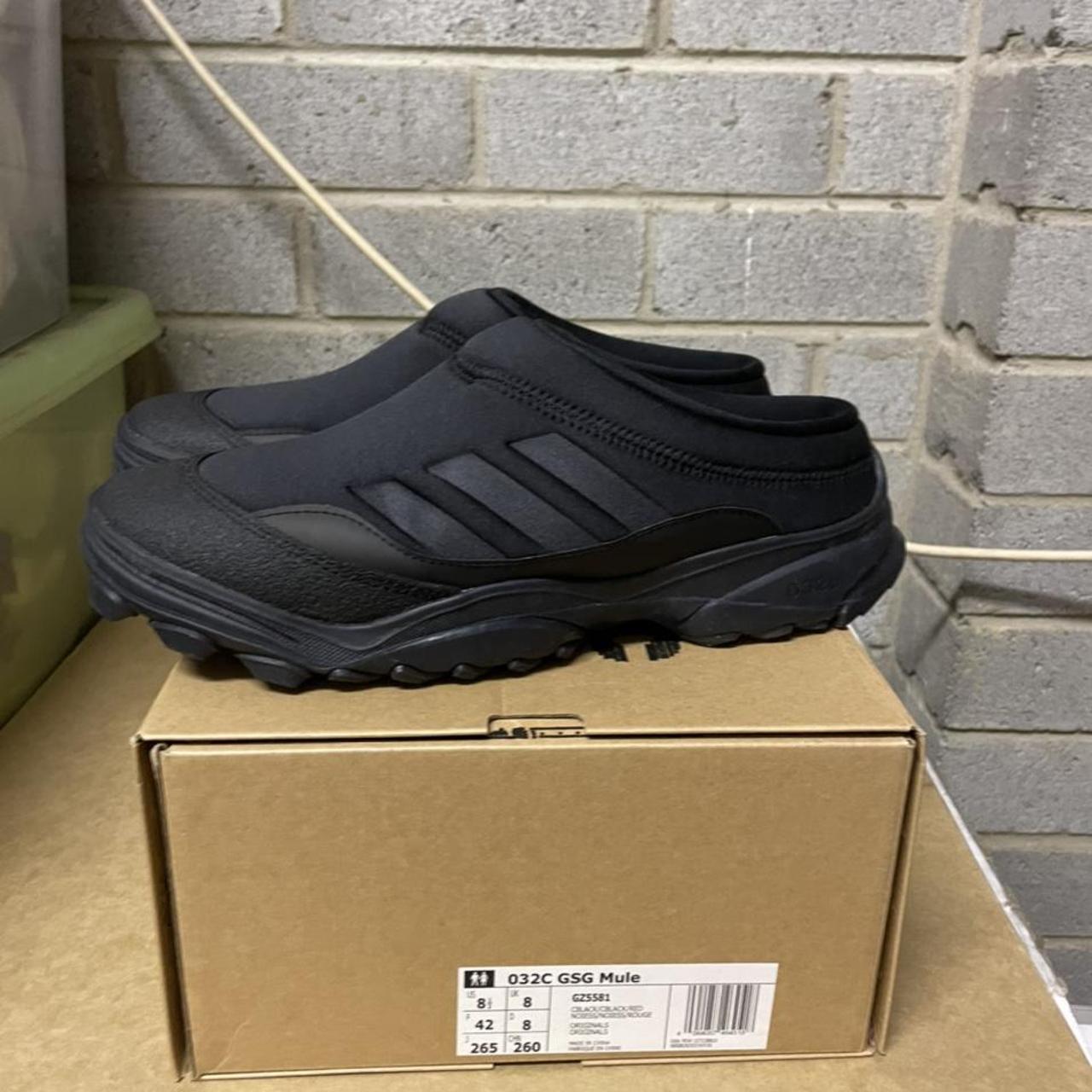 Adidas x 032C GSG Mule Triple Black US (fits Depop