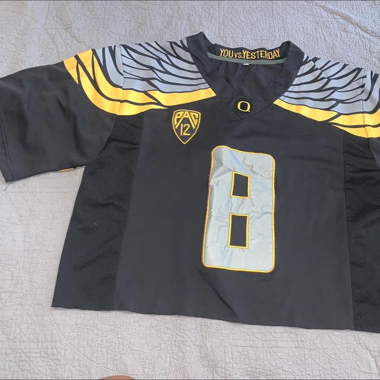 Marcus Mariota Oregon Ducks #8 Football Jersey - Black