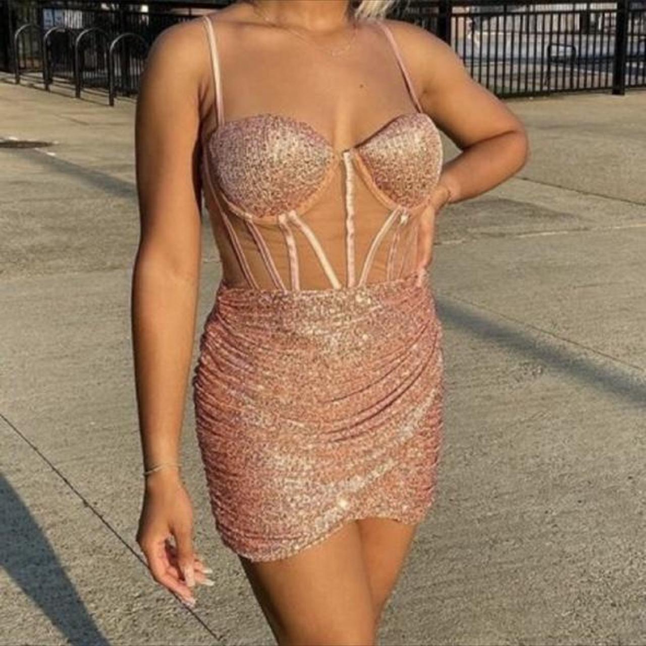 Fashion nova bling dress best sale