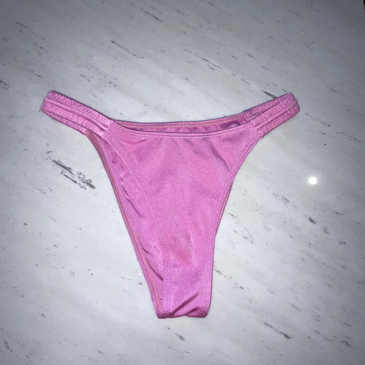 Women's Pink Bikini-and-tankini-bottoms | Depop