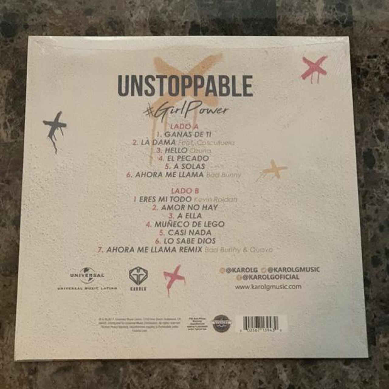 Karol G UNSTOPPABLE Universal Latino LP Vinyl Record... Depop