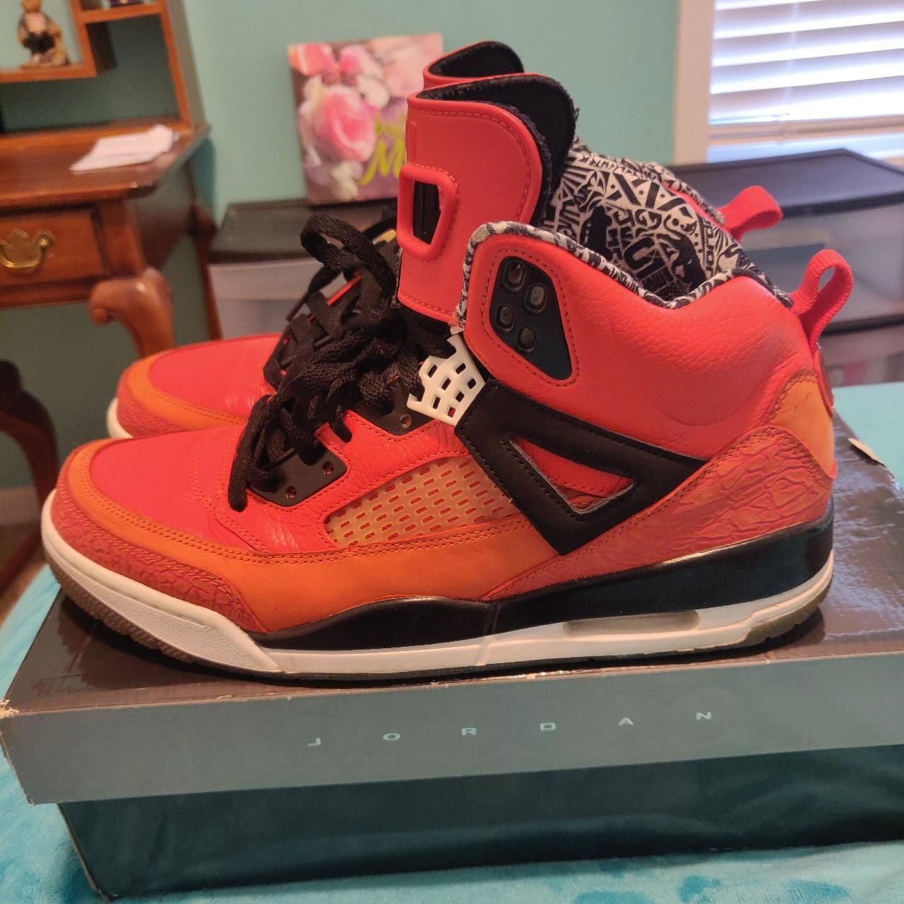 Jordan spizike best sale orange and black