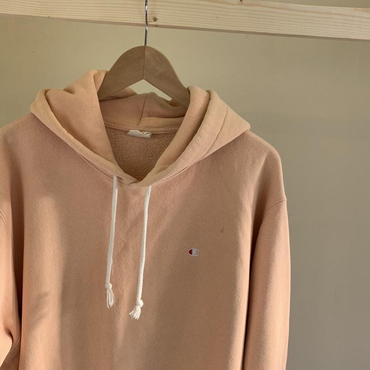 Peach champion hoodie Clearance