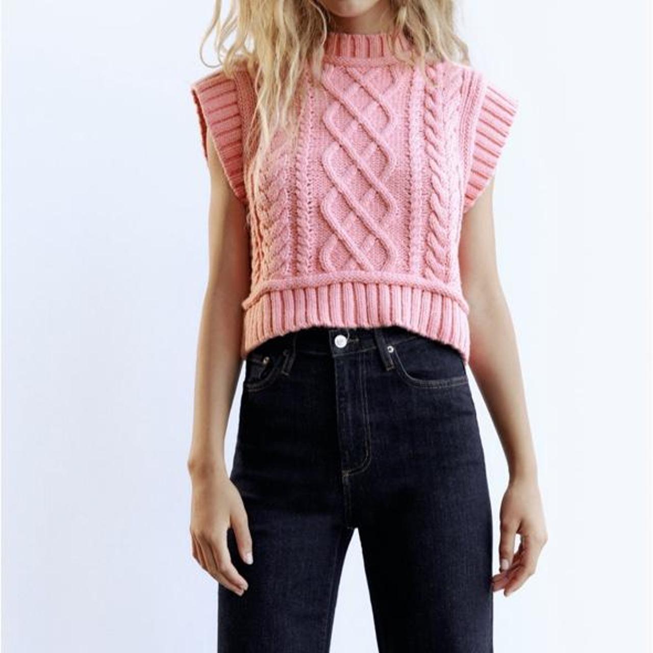 Women's Pink Vest Depop