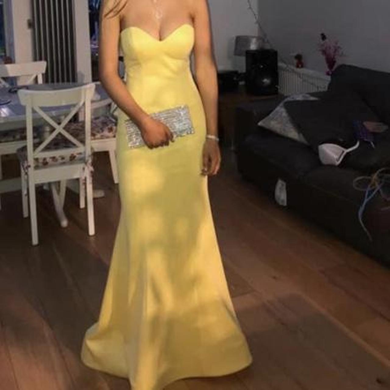 Yellow Debs dress TO RENT In amazing condition... Depop