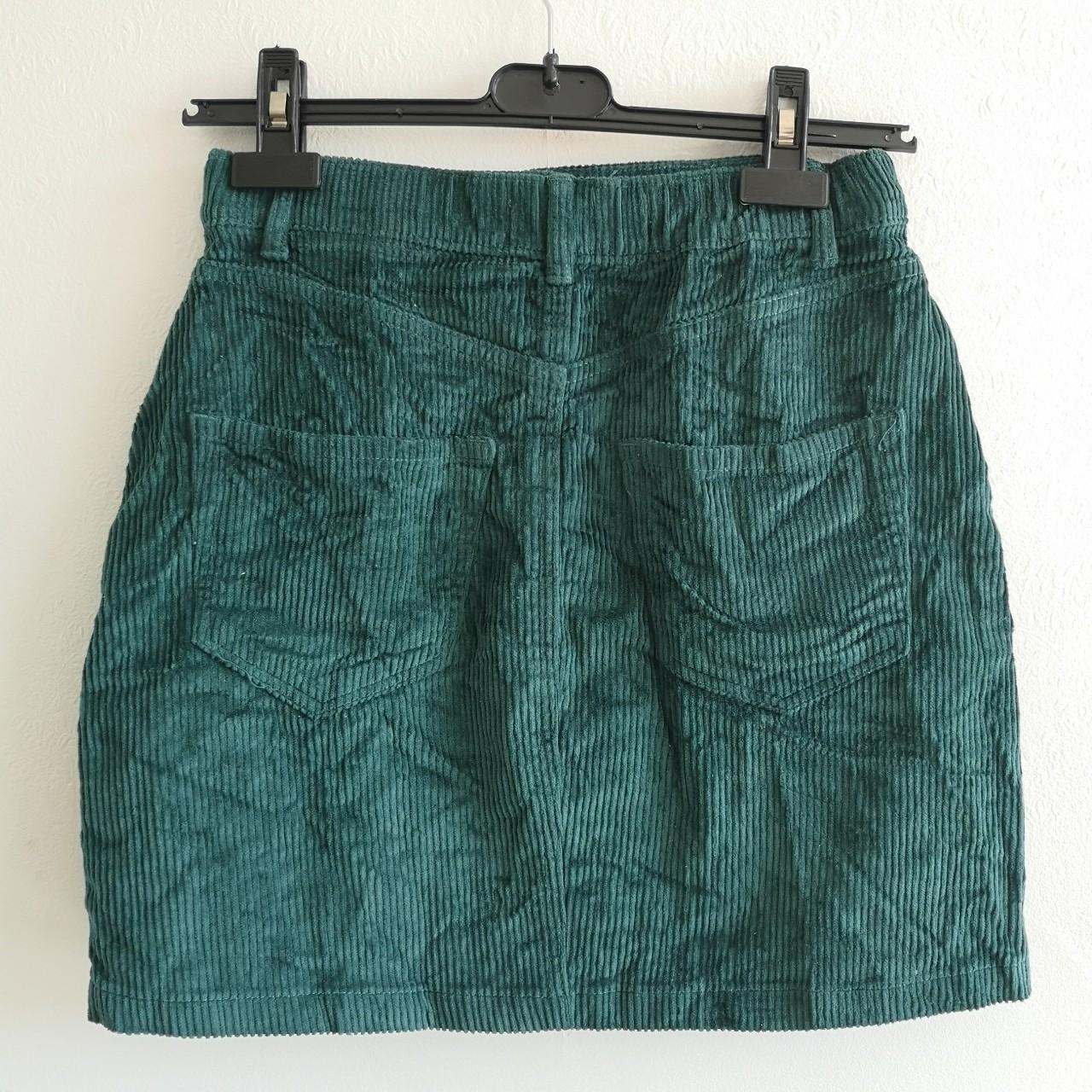Hollister green corduroy skirt Size small Ultra... Depop