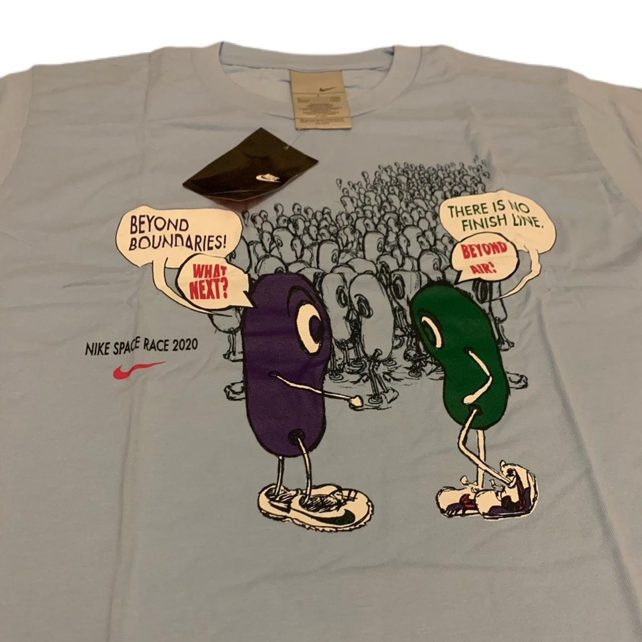 Men’s Baby Blue Graphic Nike TShirt Deadstock... Depop