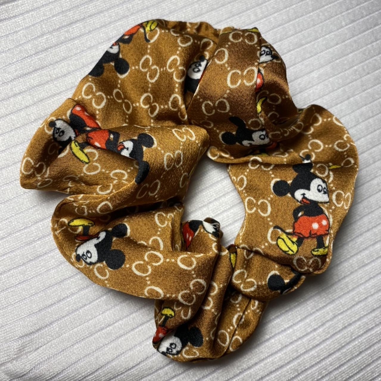 Brand new✨ Bronze color Gucci Mickey Mouse Scrunchie - Depop