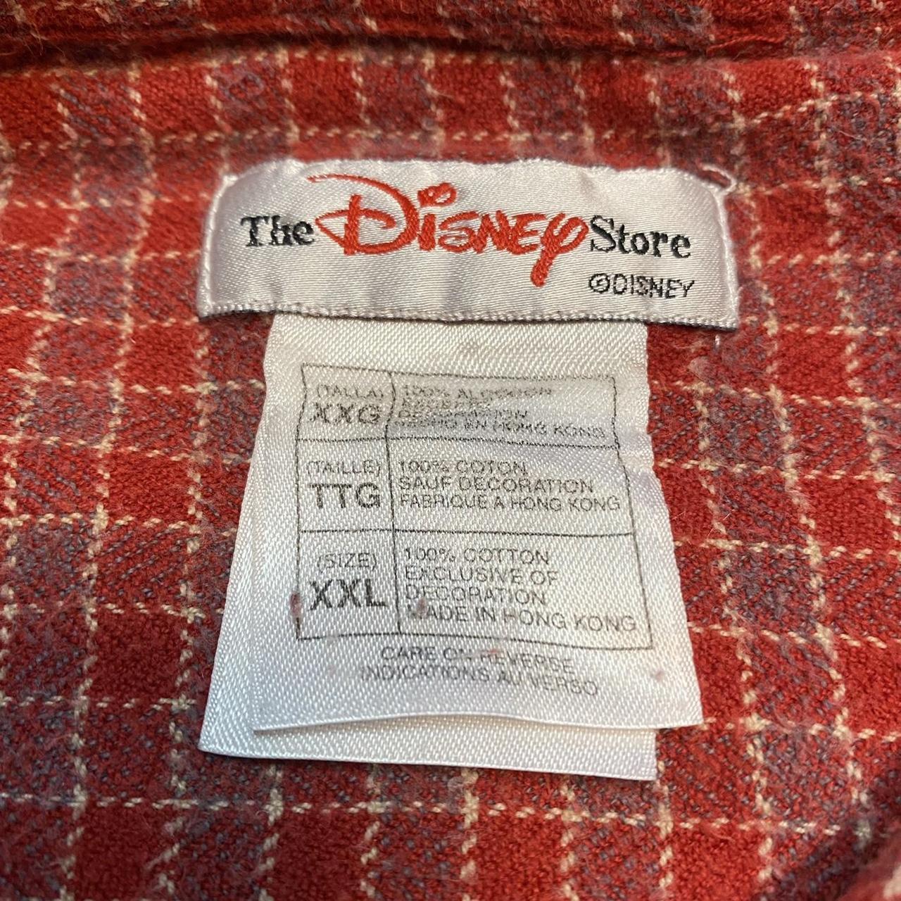 Disney Men's Red And Burgundy Shirt 