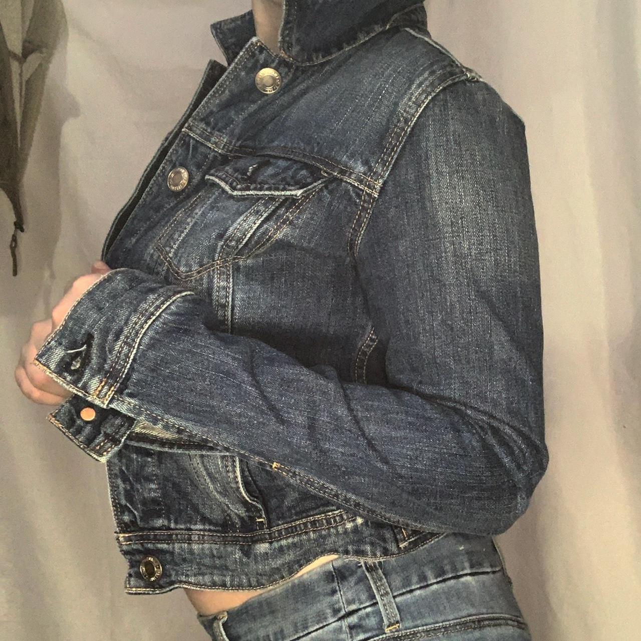 denim wash jacket 👖 shipping: $5 comfortable and... - Depop