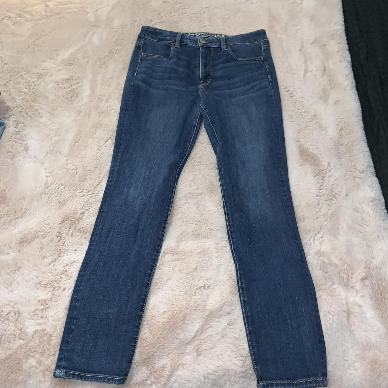 american eagle high-rise mom jeans 🐉 shipping:... - Depop