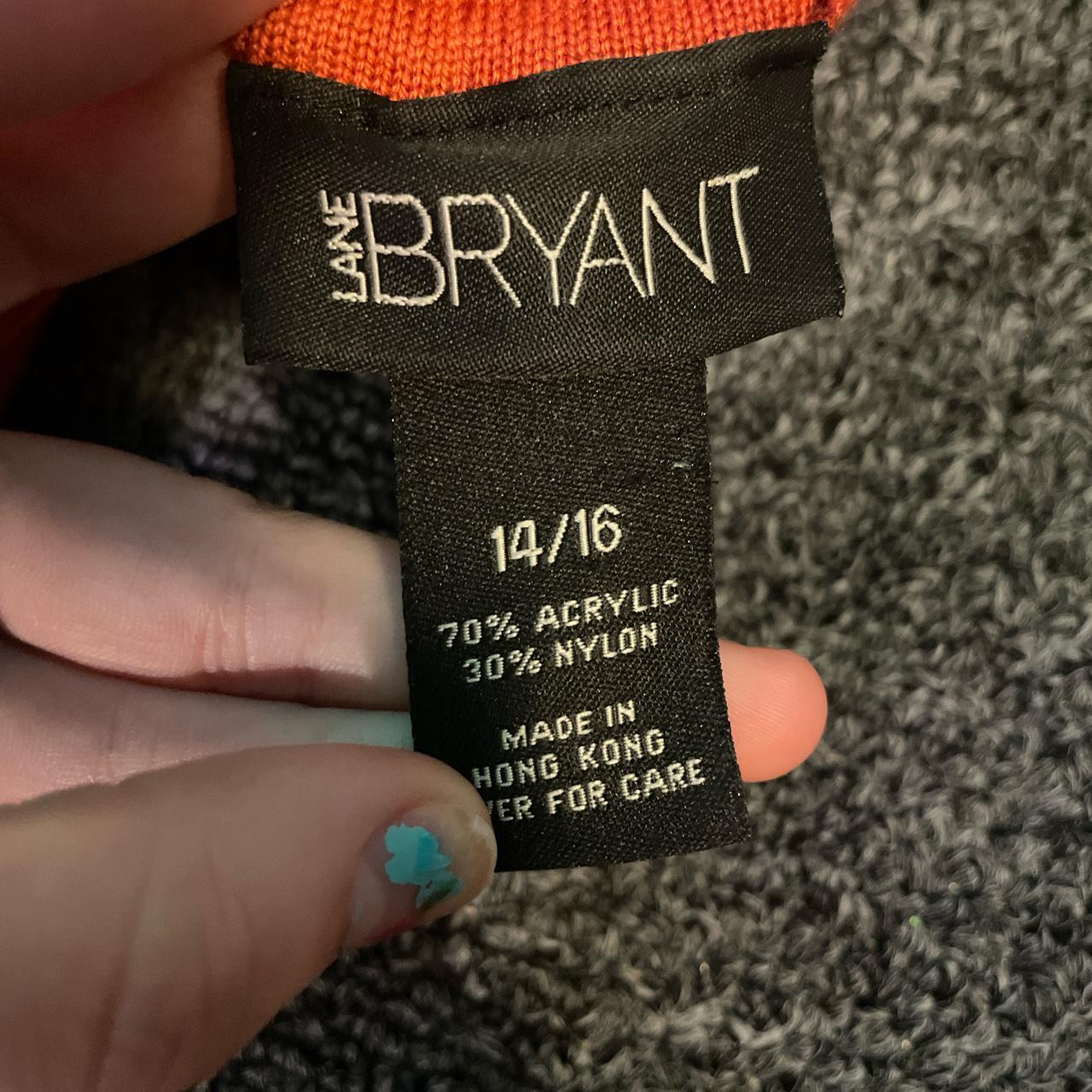 Lane Bryant Women's Orange Shirt | Depop