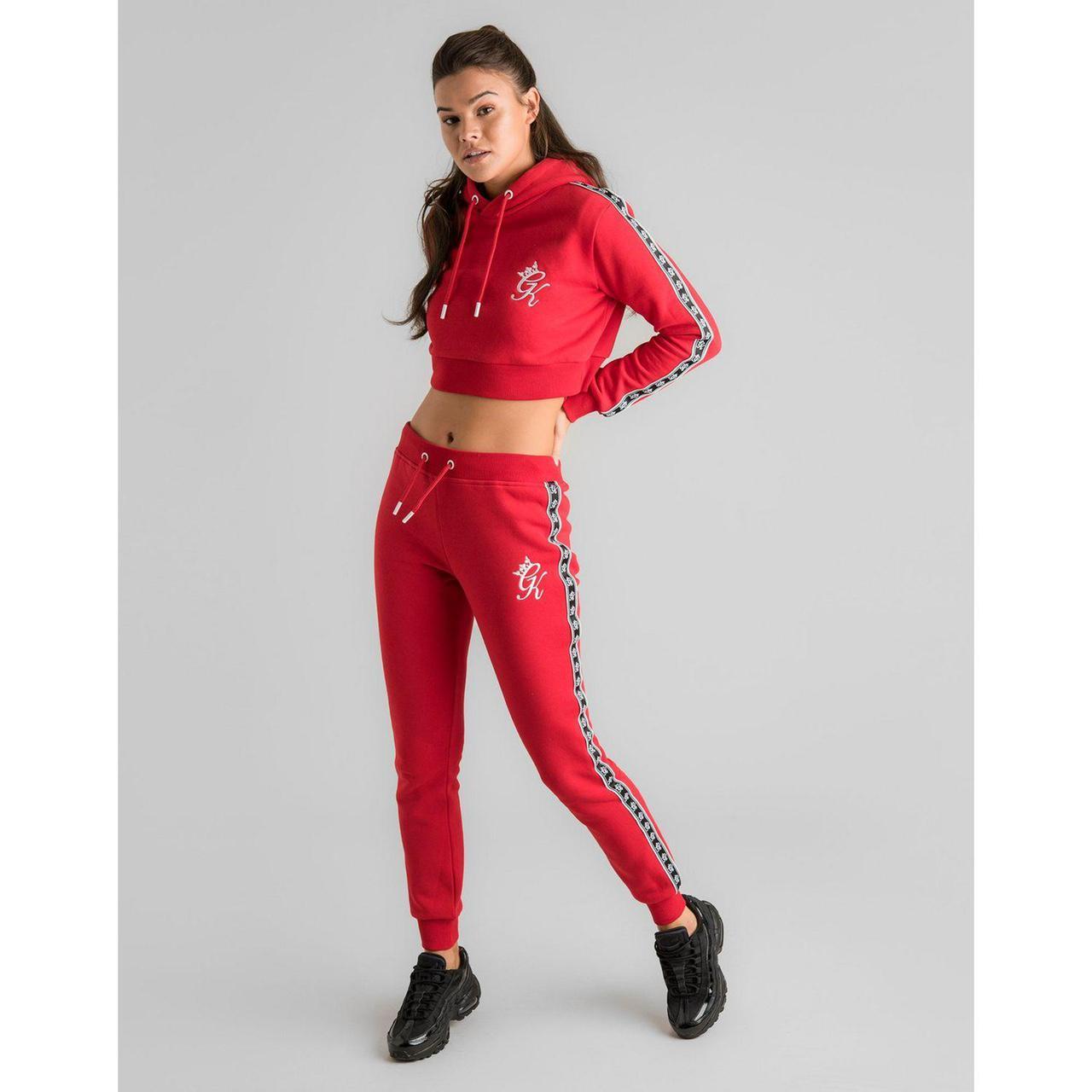 red gym king tracksuit womens