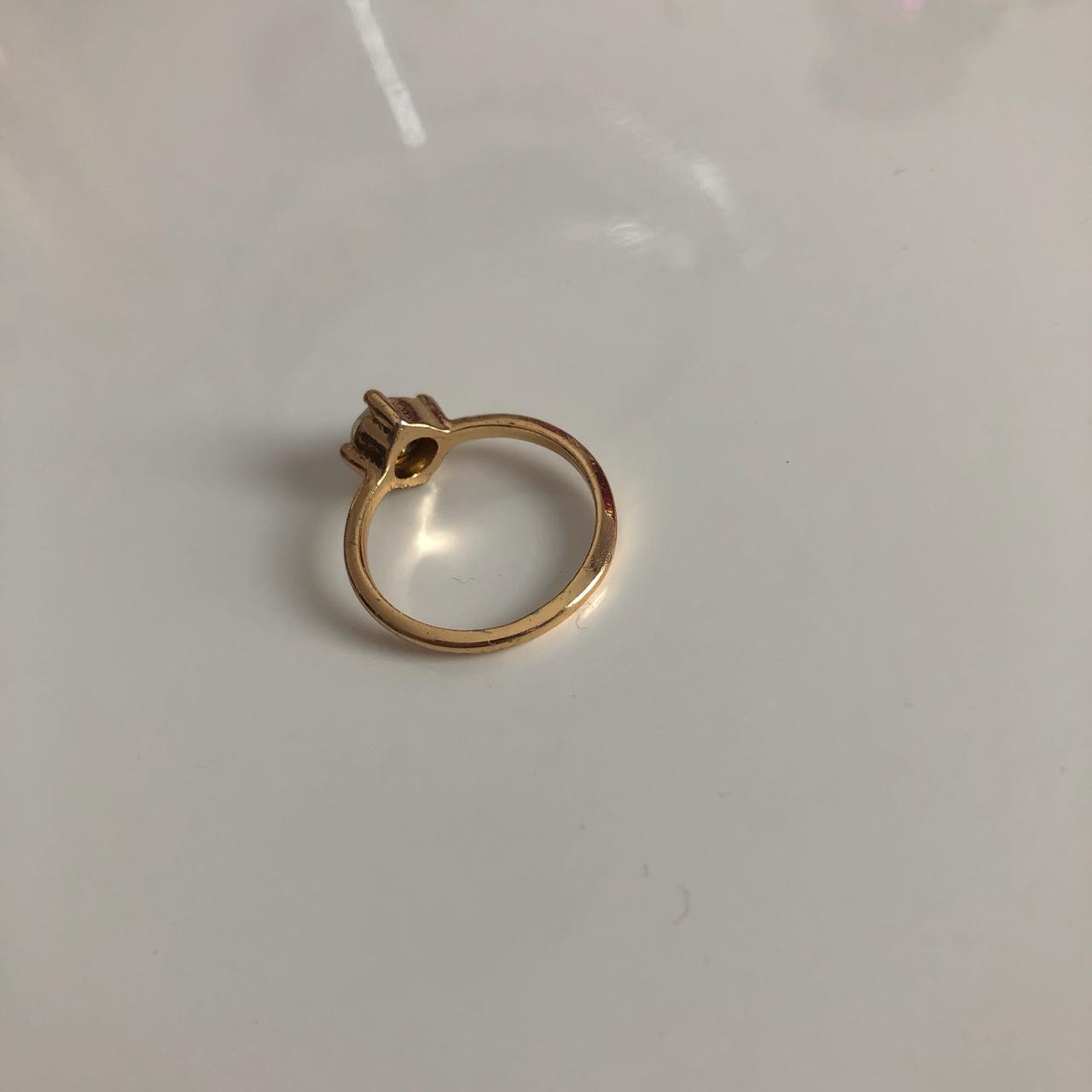 Louis Vuitton Iconic V Ring In Gold - Size M. Small - Depop