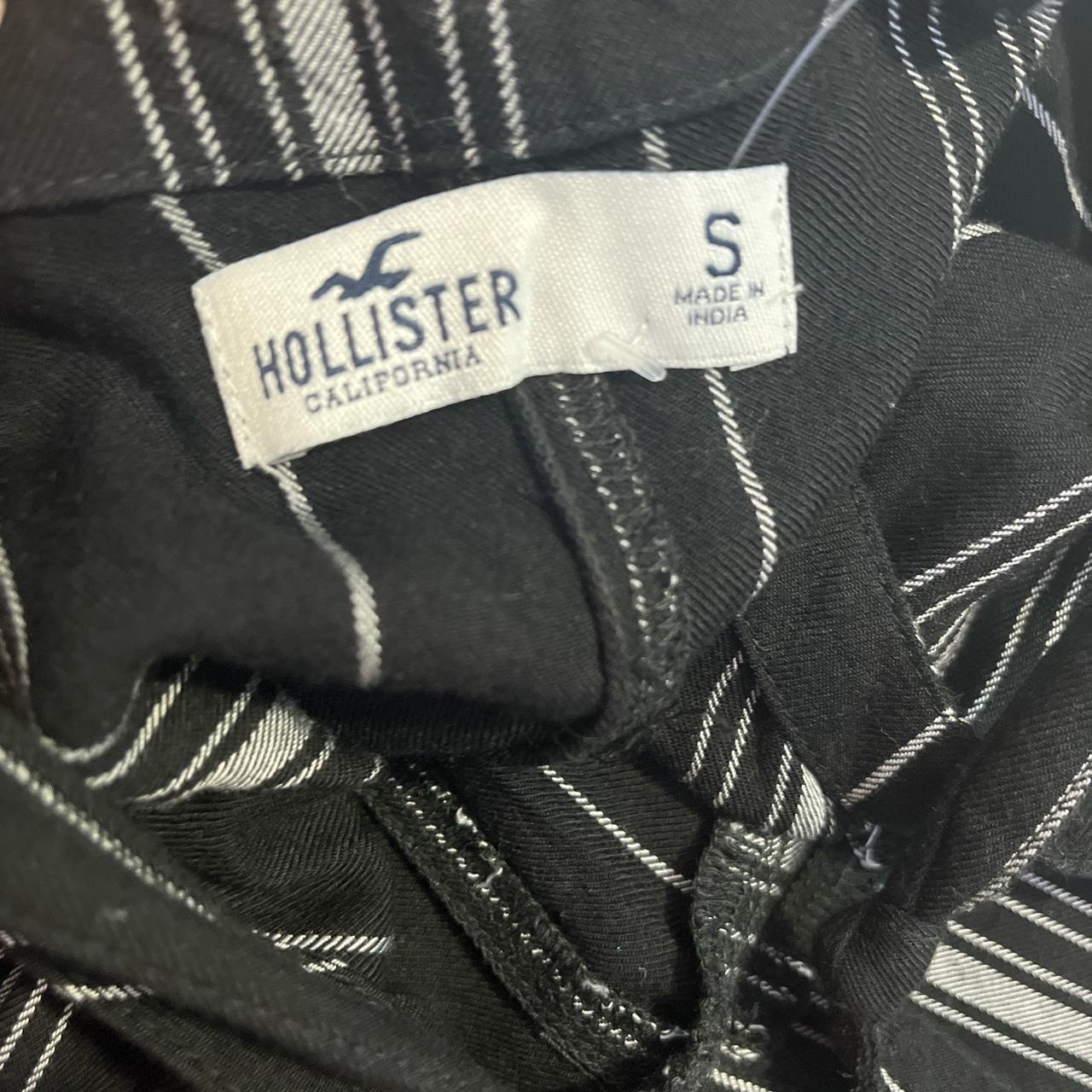 Hollister striped jumpsuit with pockets. barley worn... - Depop