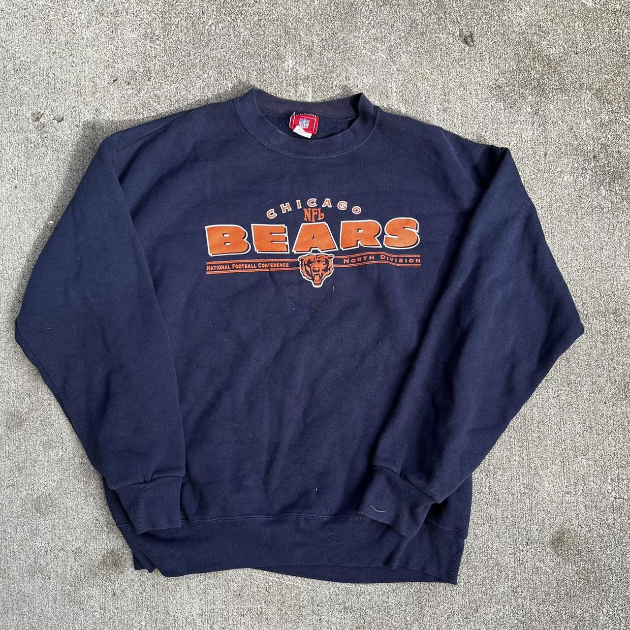 Nfl Men's Navy And Orange Jumper 