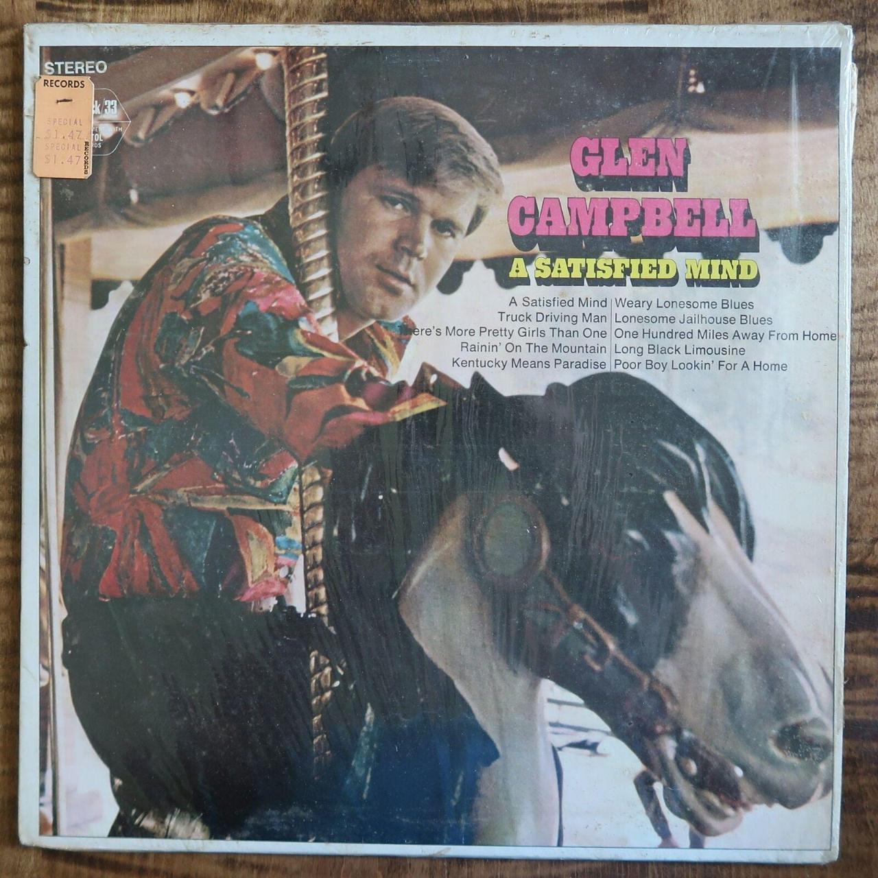 Product Image 1 - GLEN CAMPBELL A SATISFIED MIND