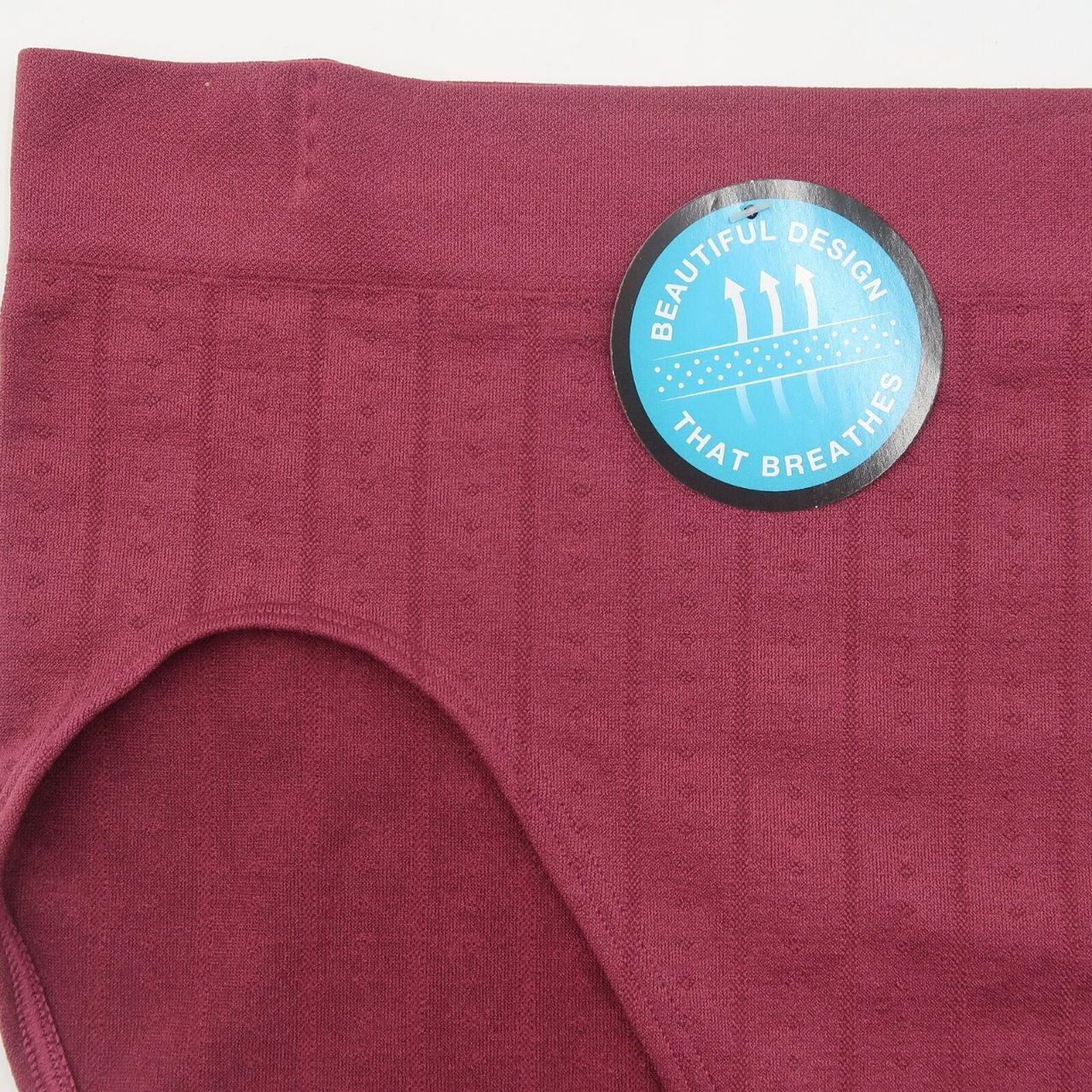 3 PAIR BALI ONE SMOOTH U HICUT 2362 BURGUNDY 8/XL... Depop