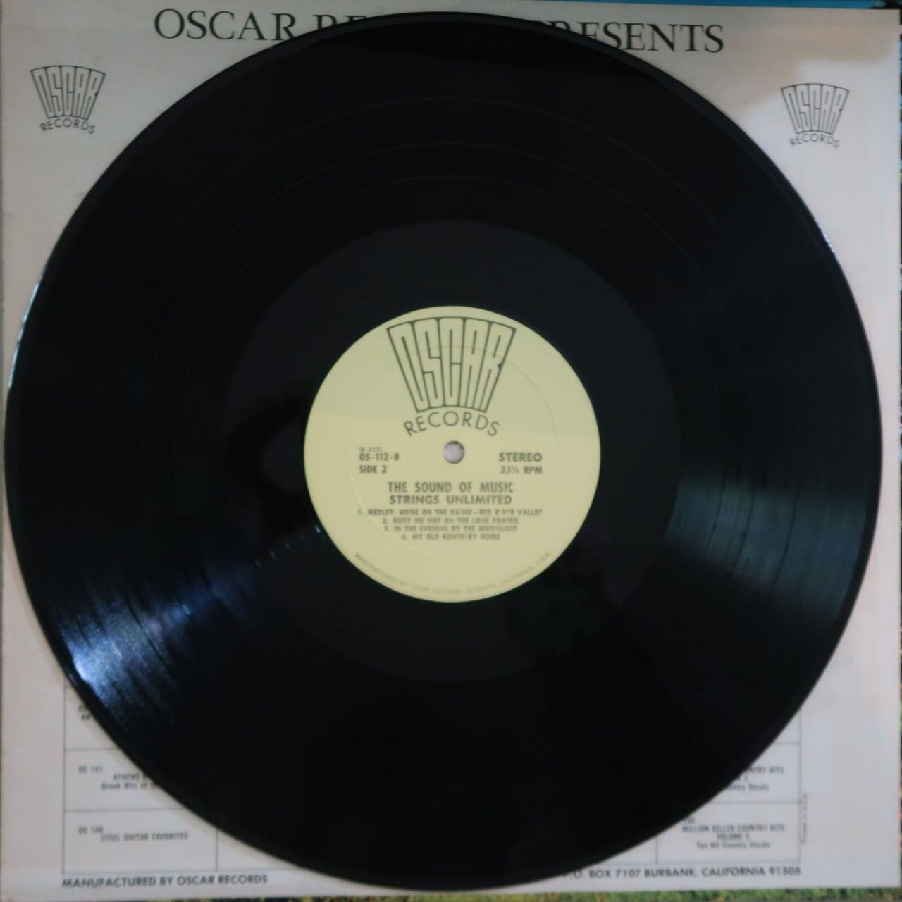 STRINGS UNLIMITED THE SOUND OF MUSIC VINYL LP OSCAR... - Depop