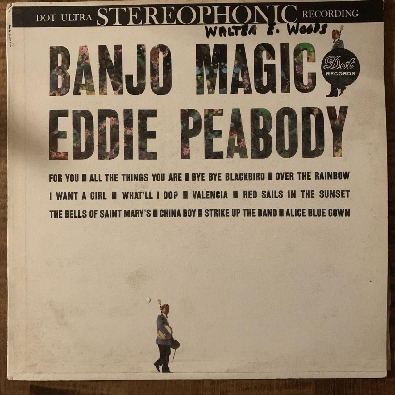 EDDIE PEABODY BANJO MAGIC VINYL LP DOT RECORDS VG... Depop