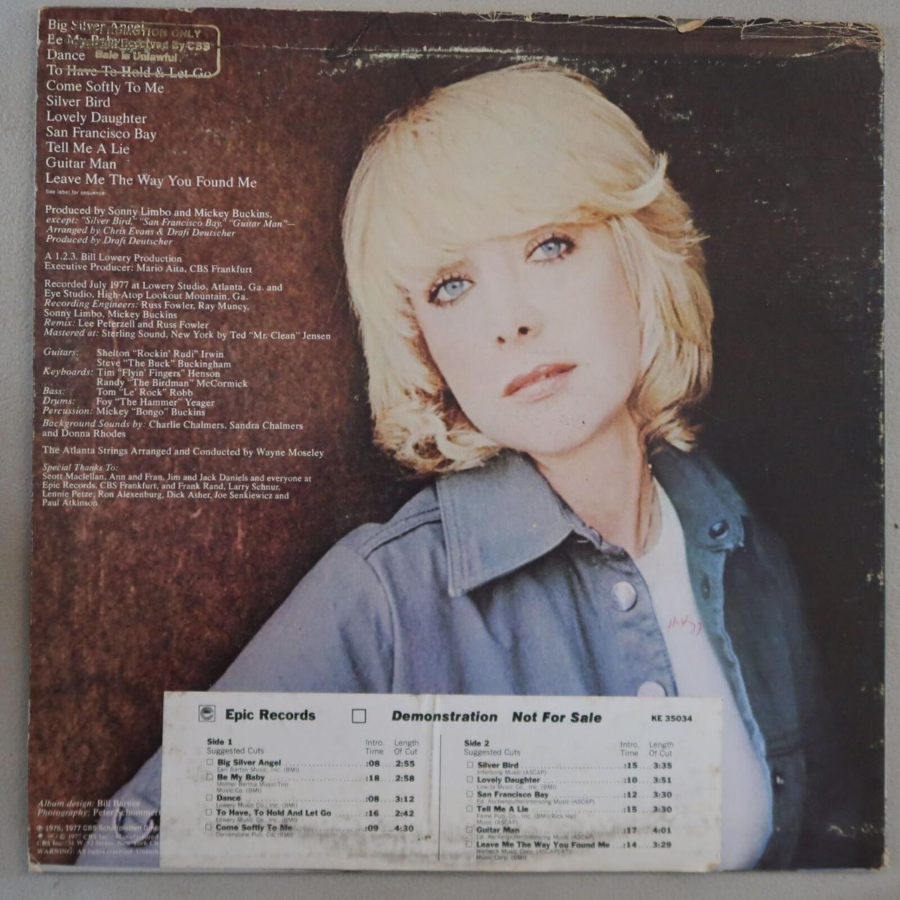 TINA RAINFORD - SILVER ANGEL - EPIC RECORDS - VINYL... - Depop