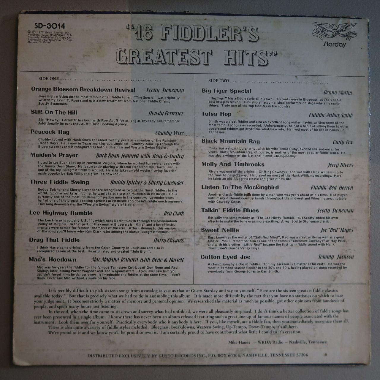 Product Image 2 - VARIOUS ARTISTS - 16 FIDDLER'S...