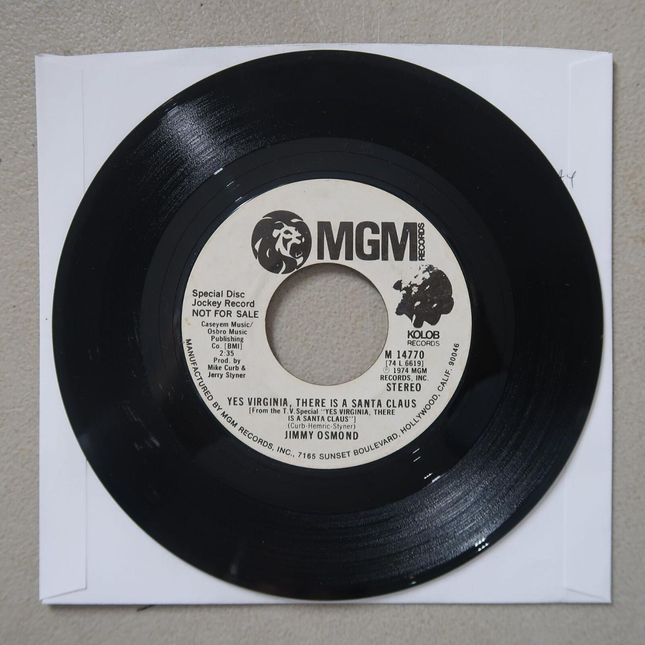 Jimmy Osmond Yes Virginia, There Is A Santa Claus... Depop