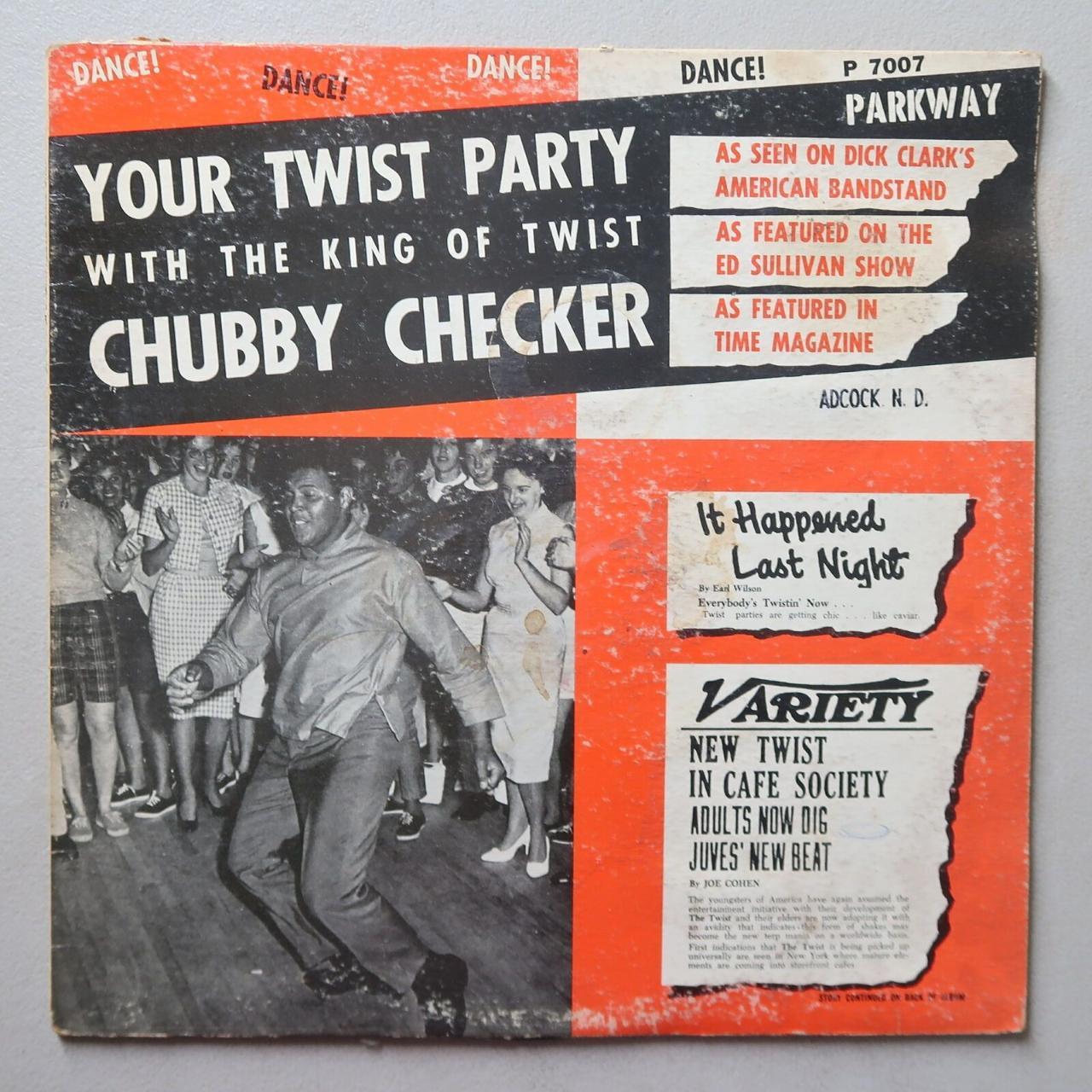 Chubby Checker Your Twist Party Vinyl LP Parkway VG... - Depop