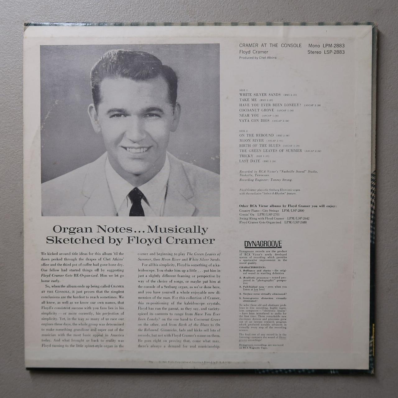 Product Image 2 - FLOYD CRAMER AT THE CONSOLE