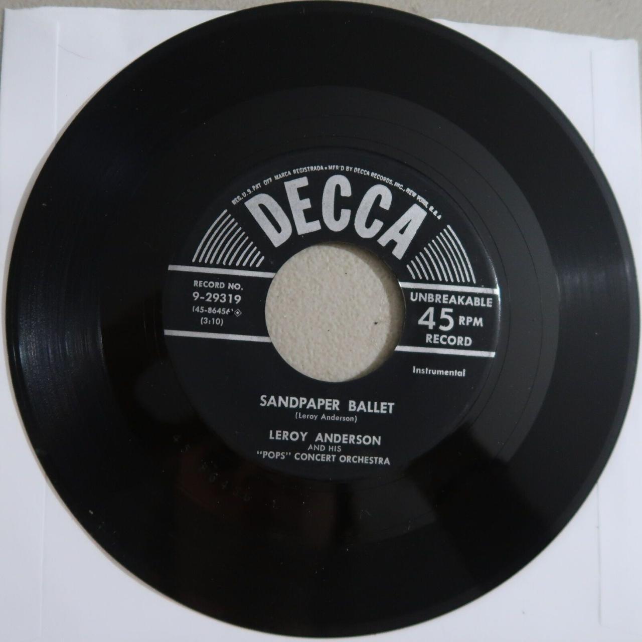 LEROY ANDERSON "SANDPAPER BALLET" "SONG OF THE... Depop