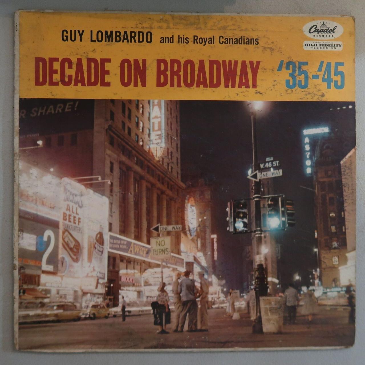 GUY LOMBARDO DECADE ON BROADWAY VINYL LP CAPITOL... - Depop